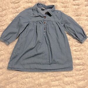 Old Navy Blue Denim Dress 18-24M